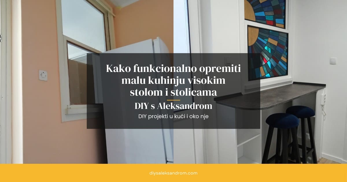 Kako funkcionalno opremiti malu kuhinju visokim stolom i stolicama ...