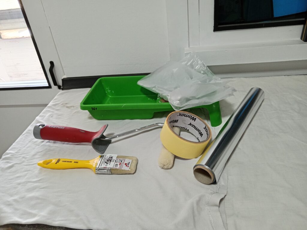 Priprema poda i alata za farbanje